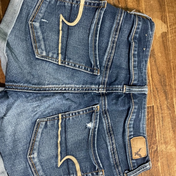 jean shorts. - Picture 2 of 3